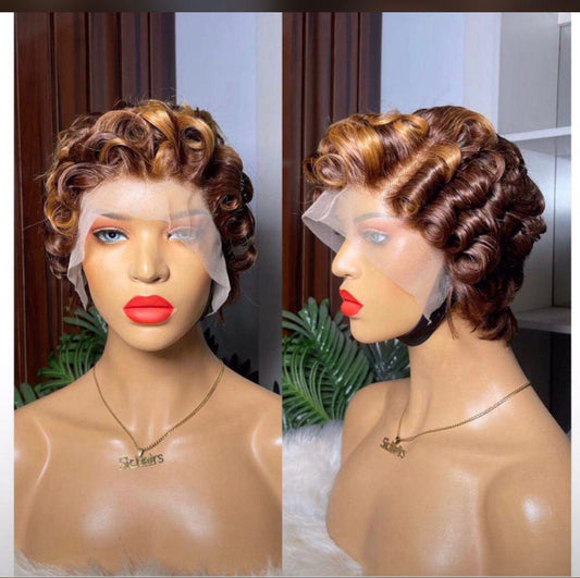 💯Human Hair full frontal Piano Colour