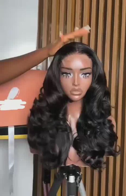 💯Human Hair DD 20 Inches Baby Bounce Glueless Wig
