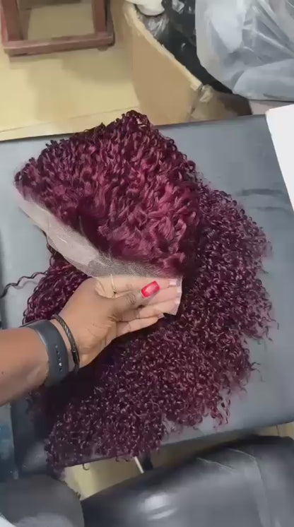 💯Human Hair SDD 300 grams Pixie curls full Frontal