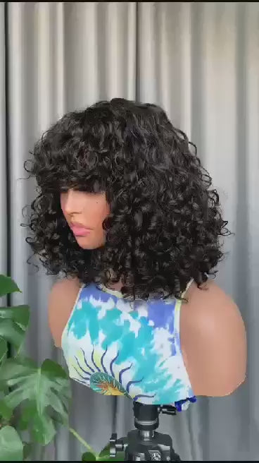 DD Celebrity Fringe Wig in Natural Black colour